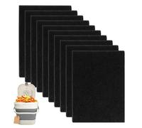 10 Piezas Filtros para Cubos de Repuesto Evitar Olores Contenedores para Hacer,Filtros Antiolor para Cubo, filtros de carbón Activado compatibles con Joseph Food Waste Caddy reemplazables