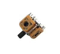 10 piezas for PS5 3D Rocker, módulo de de joystick analógico 3D, potenciómetro de joystick 3D de eje analógico, for PS5, for Playstation 5(Yellow)