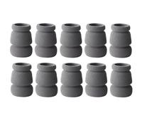 10 Piezas Funda de Esponja para Mango Antichoque, Flexible y Gris | Cubierta de Agarre para Manijas Cilíndricas, Ligera, Resistente Deformación, para Taller y Tiendas