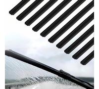 10 Piezas Gomas de Limpiaparabrisas de Repuesto, 800mm Goma de Repuesto Tiras de Limpiaparabrisas, Recambio Recargas de Escobilla de Limpiaparabrisas para Automóviles Delanteros
