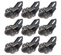 10 Piezas Hebillas de Armario Retro de Hierro | Instalación Sencilla Tornillos Incluidos, Estilo Antiguo, para Puertas de Muebles y Caja de Joyas