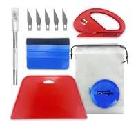 10 Piezas Herramientas de Papel Pintado, Kit de Herramientas para Alisar Papel de Contacto Adhesivo, Kit de AplicacióN de PelíCula de Vinilo, Kit de Herramientas de Mano de Papel Pintado