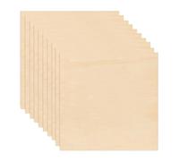10 Piezas Hojas Tabla Madera Balsa, 200×200×1.5mm Tilo Tablero Madera Contrachapada Hojas de Madera Manualidades Madera Fina sin Terminar para el Patrón de Artesanía de Patrón de Madera de Bricolaje