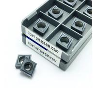 10 Piezas Inserto De Carburo Cementado CCMT09T304 SM IC907 CCMT09T308 SM IC907 IC908 Herramienta De Torneado CCMT 09T304 CCMT060204 Piezas CNC Herramienta De Torneado De Aluminio ( Size : CCMT09T304 S