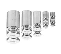 10 Piezas Juego de Pesas de Calibración de Acero 1g 2g 5G 10g 20 | Balanza Digital, Estudios y Laboratorios, Corrección de Error, Diseño Portátil, Color Plata