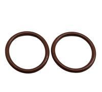 10 Piezas Junta tórica de caucho FKM, 33 mm ID 1.5 mm Diámetro del cable Reemplazo de arandelas de sellado para reparaciones de plomería en automóviles y camiones