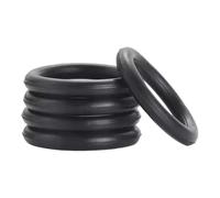 10 Piezas Juntas de Sellado de Caucho EPDM Para Grifos, Tuberías y Sellado General, 6.5mmx2.5mmx2mm Negro