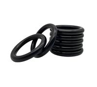 10 Piezas Juntas tóricas de goma de nitrilo, 40mm x 48mm x 4mm, 48mm OD, 40mm ID, 4mm Ancho, Negro