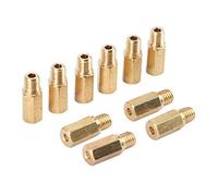 10 Piezas Kit de Chicles Carburador PWK Keihin, Cobre Metálico Chicles Carburador Keihin Boquilla de Inyección Carburadors Kit de Boquilla Principal y Auxiliar, para Tipo PWK, Keihin, CVK, PE, OKO