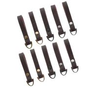 10 Piezas Kit de Reparación de Cremalleras de Cuero con Anillo D