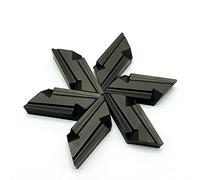 10 piezas KNUX160405R-11 LD8850 10 piezas Herramienta de torneado externo KNUX 160405R Herramienta de mecanizado profesional de acero inoxidable(KNUX160405R LD8850)