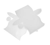 10 Piezas Lámina de Malla de Plástico de Color Claro para Bolso