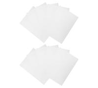 10 Piezas Láminas de PVC Esmerilado para Marcos, Color Claro | Protección Ligera contra Agua y Humedad, Uso en Oficina y Hogar, Instalación Sencilla y Acabado Mate