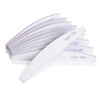 10 Piezas Limas de Uñas de Grano 100/180, Lima Uñas de Doble Cara para Uñas de Gel y Acrílicas, Set de Limas de Uñas Reutilizables para Manicuras y Pedicuras de Gel y Uñas Naturales