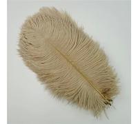 10 piezas/lote de plumas de avestruz de colores para manualidades, decoración de bodas, accesorios de artesanía, decoración de plumas de carnaval de mesa, color caqui, 45-50 cm 18-20 pulgadas