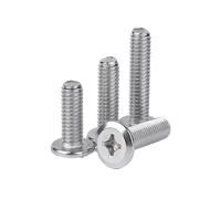 10 piezas/lote M3 M4 M5 M6 M8 remaches hexagonales de cabeza plana grande for conexión, de acero inoxidable, con chaflán y mecanizado de alambre.(4mm x10pcs,M4)