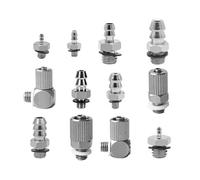 10 piezas M-3AU-3 M-5AU-6 M-3HL-4 M-5HL-6 M-6HL-4 Mini conector de aire de codo de cobre, hierro y metal con púas, accesorios neumáticos(M-5H-4(10pcs))