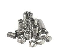10 piezas M18 * 1.0/1.5/2.0 * 1D ~ 3D 304 Acero inoxidable Rosca Insertar Manga Buje Tornillo Bobina Tornillo Tuerca de reparación - Manga de reparación Sujetadores industriales(M18x2x3D)