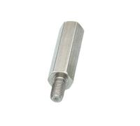 10 piezas M2.5 M3 M4 M5 M6 acero inoxidable hexagonal separador macho a hembra tornillo espaciador(18mm,M5(10PCS))