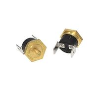 10 piezas M4 40 °C Normal Cerrado 10 A 250 V Tapa de tornillo for interruptor de temperatura KSD301