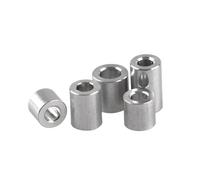 10 piezas M8 de aluminio, arandelas planas, junta de buje de aluminio, manguito espaciador, separadores sin rosca para piezas de modelo RC(L 6mm)