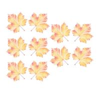 10 Piezas Marcapáginas Hoja de Arce Acrílico Rojo, Flexible | Bordes Suaves, Venas Realistas, Estilo Natural, para Diarios, Libros de Texto y Scrapbooking