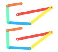 10 Piezas Material Manipulativo Geométrico de Plástico | Herramienta Didáctica para Geometría, Actividades de Aprendizaje, y Docentes, Uso en Clases