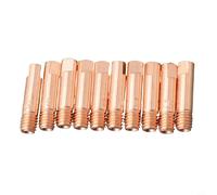 10 piezas MB15AK tipo contacto para puntas para soldadura MIG M6 x 25 mm longitud de rosca diámetro de punta 0,6 mm 0,8 mm 1,0 mm 1,2 mm grado industrial (0,8 mm)
