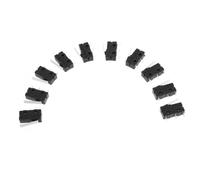 10 Piezas Micro Interruptor Recto de 3 Pines Spdt 125v 5a Negro