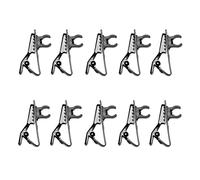 10 Piezas Micrófono de Solapa Tie Clip,Metal Clips de Micrófonos, Pinza de Micrófono Lavalier Clip Mic para Grabación de Vídeo