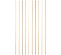 10 Piezas Moldura de Madera, Listón Triangular 6mm X 50 CM | Acabado Beige, Superficie Lisa sin Rebabas, Uso en Marcos y Fondos, Estilo Minimalista