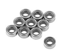 10 Piezas MR63ZZ Rodamientos de bolas,Asixx,3x6x2.5mm,Mini Rodamientos de Bolas Con Doble Blindaje, Para Impresora 3D, Cuadricóptero O Modelo de Barco