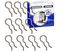 10 Piezas Muelle de Fijación de Manguera para Cafetera Automatica con Código Original 00420936 420936 para Siemens para Bosch para Balay para Gaggenau - MONTERAL