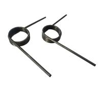 10 Piezas muelle de torsión Resorte Acero, 0.3 mm x 3 mm x Número de vueltas 3 x 120°, Resorte de torsión en forma de V