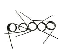 10 Piezas muelle de torsión, Resorte Acero 0.3mm Diámetro del cable, 3.5mm Diámetro externo, 4 Número de vueltas, Ángulo 180°