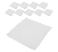 10 Piezas Paño Blanco de Algodón para Frotar Plantas | Kit Preparado para Usar, Adecuado para Principiantes y Docentes, Captura de Detalle, Tintes Naturales y Decoración