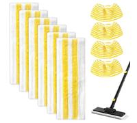 10 Piezas Paños Microfibra de Recambio, Compatibles con Limpiador Vapor EasyFix SC 2 SC 3 SC 4 SC 5, Fundas Lavables para Mopa y Boquilla Suelo, Accesorios Limpieza a Vapor