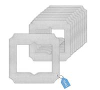 10 Piezas para Ecovacs Winbot Mini Paño de Limpieza, para Ecovacs Winbot Mini Robots Limpiacristales Almohadillas de Limpieza, W-CC02-0012 Limpieza Accesorios de Repuesto, para Limpio Ventana