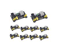 10 Piezas para MóDulo de Fuente de AlimentacióN de Placa de Pruebas MB102 de 2 VíAs 3,3 V 5 V para MóDulo de Placa de Pruebas MB102