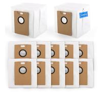 10 piezas para Tapo RVA202 bolsa de polvo, bolsa de aspiradora compatible con Tapo RV30 Max Plus/RV20 Max Plus robot aspirador accesorios, 3L gran capacidad