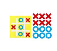 10 piezas para Tic For Tac Toe Elementos de juego para juego de mesa estratégico Nine Grid juego de ajedrez para desarrollar la imaginación espacial y la capacidad de análisis lógico (10 juegos)