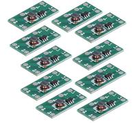 10 Piezas PCBA Placa Controladora Carga Solar con Función Control Luz, Módulo Placa Circuito Lámpara Solar para Lámparas Césped Exterior, Luces Carretera, 1.2V Fuente Alimentación Batería Unica Ni-MH