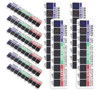 10 Piezas Pegatina de Temperatura del Agua Negra Lcd