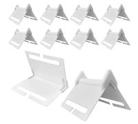 10 Piezas Perfil Angular Plástico, Multifuncional, Resistente a la Deformación, Protección de Bordes, Fijación de Bultos, Protección de Cantos Blanco, para Agrupar Mercancías para el Transporte
