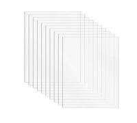 10 Piezas,Planchas Metacrilato Transparente,hoja de plástico acrílico,lamina plastico transparente,Planchas De Plexiglass,para marcos fotos, posición proyectos, pintura, etc