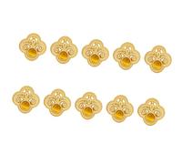 10 piezas por paquete de botones clásicos de aleación para camisa con detalles de grabado de la suerte para ropa hecha a mano, decoración del hogar, botones de camisa retro