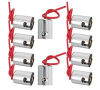 10 Piezas Portalámparas de Bombilla Ba15s Ba9s | Conector de Bayoneta, Contacto Único, para Tablero y Señalización, Uso en Mantenimiento de Coche y Camión