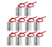 10 Piezas Portalámparas de Coche Ba15s Ba9s Conector de Cable | Aleación, Hierro y Plástico, Montaje Tipo Bayoneta, para Mantenimiento Automático y Reemplazo por Lotes