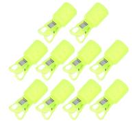 10 Piezas Protector de Anzuelo Grueso de Plástico Amarillo | Antirrayas, Sencilla, Protege Dedos, Estilo Práctico, Accesorio Marino Gancho y Cola