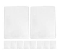10 Piezas Protector de Láminas de PVC Rígido 8,5x11 Pulgadas | Transparente, Carga Superior, Resiste Deformación y Polvo, para Letreros, Anuncios y Aula